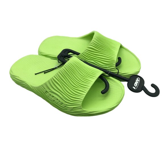 And1 Boys Girls Mirage Sandals Slides Rubber Textured Green 13 - Picture 1 of 4